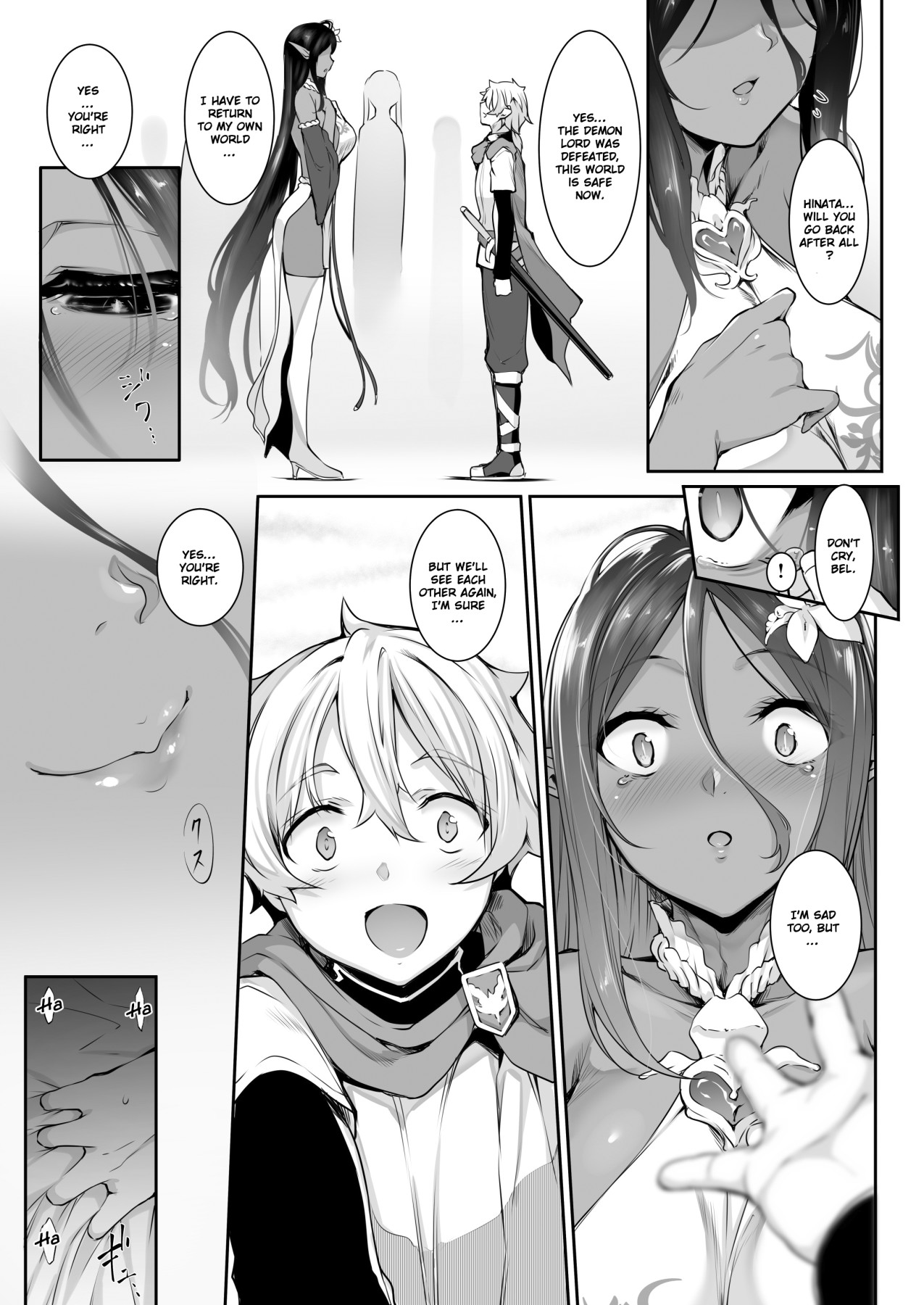 Hentai Manga Comic-A Slightly Pushy Dark Elf Chased Me From Another World-Read-2